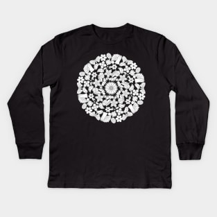 Gardening Shirt Garden Mandala Gardener Gift Kids Long Sleeve T-Shirt